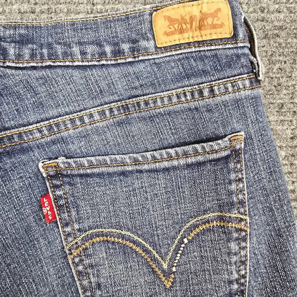 Levi’s 515 Boot Cut Jeans Womens 6M 29x31 Blue Stretch Denim Mid Rise
